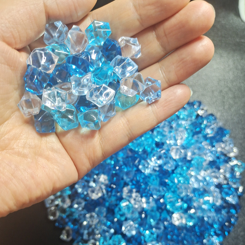 Marine Aquarium Cube - 100PCS Crushed Diamond Gem Crystals Stones