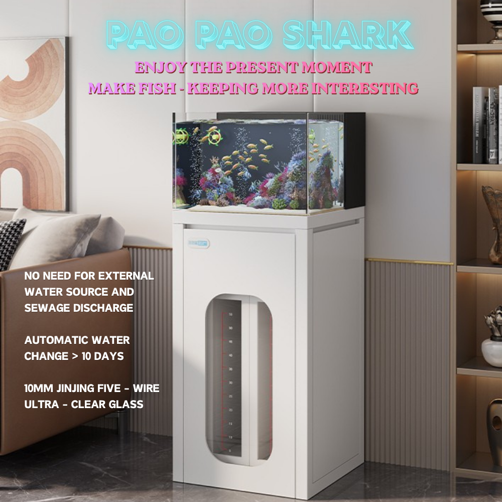 Marine Aquarium Cube - Smart Fish Tank Paopaoshark Auto Water