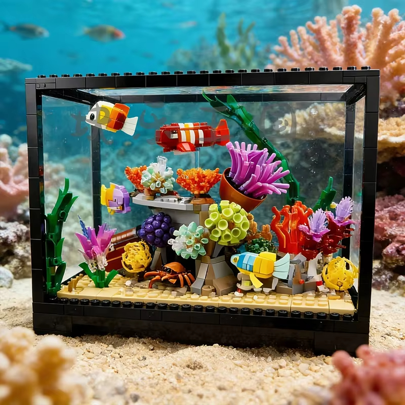 Marine Aquarium Cube - 2026 new tropical aquarium building block