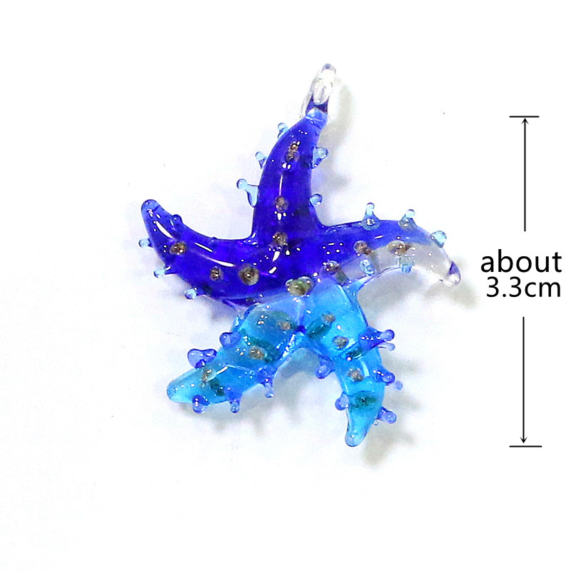 Mini Glass Starfish Pendant Co - Marine Life Aquariums avis et prix