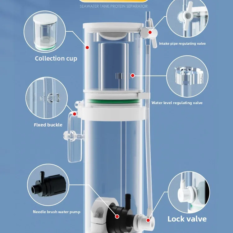 110V-240V New Mini Aquarium Pr - Marine Aquarium Protein Skimmer avis et prix