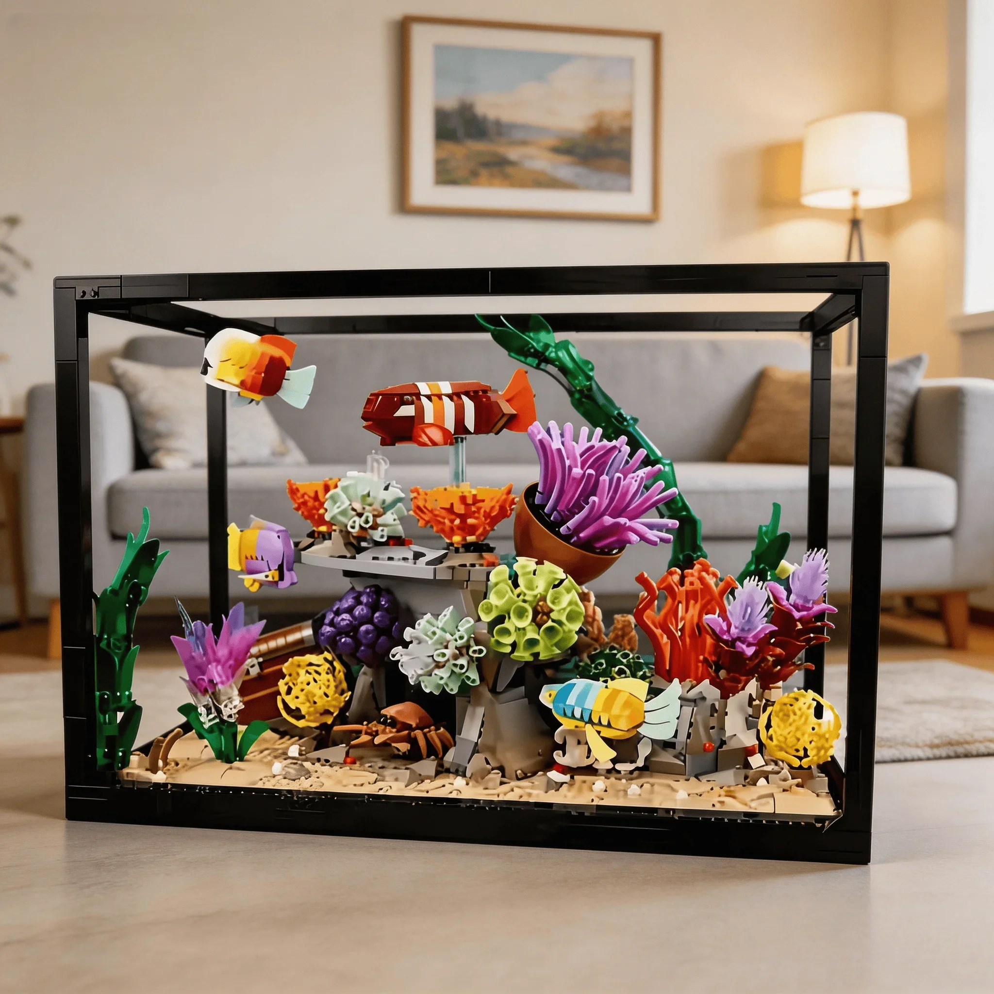New 2026 Tropical Aquarium Fis - Marine Aquarium Cube avis et prix