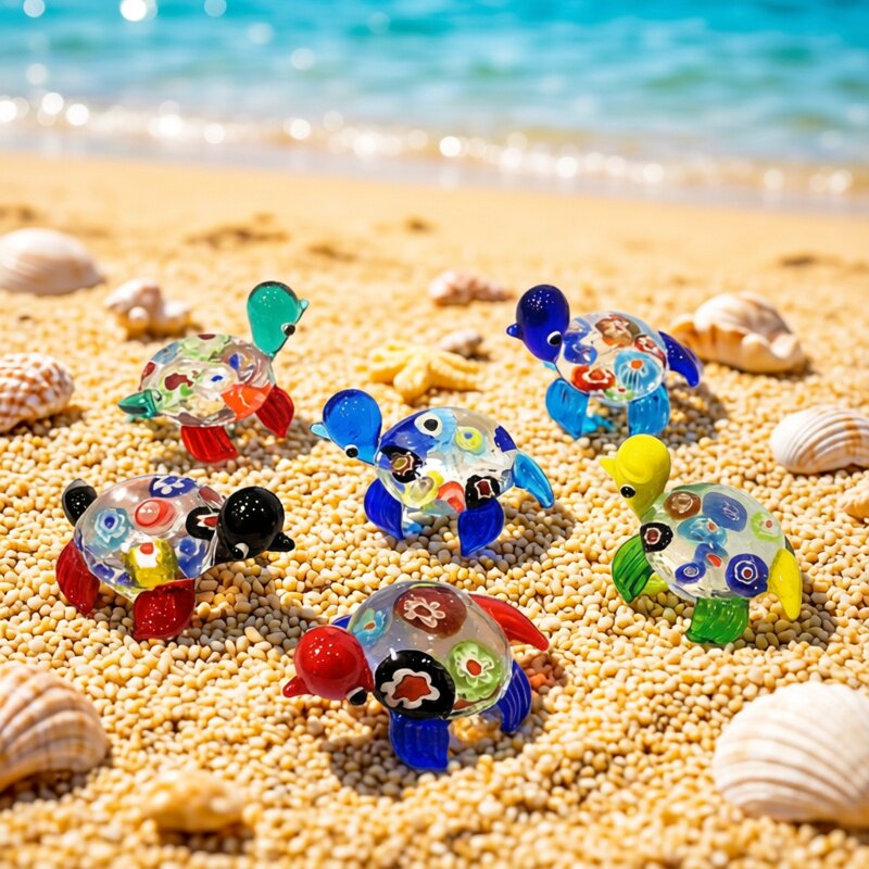 Creative Cute Glass Sea Turtle - Marine Aquarium Europe avis et prix
