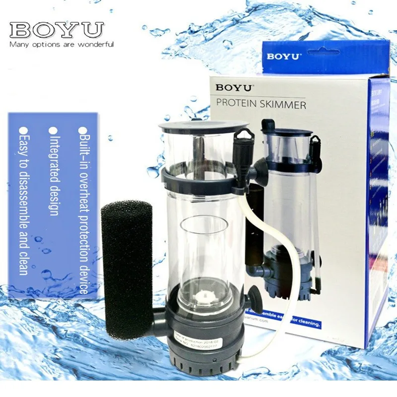 6W/8W BOYU Protein Skimmer Fil - Marine Aquarium Protein Skimmer avis et prix