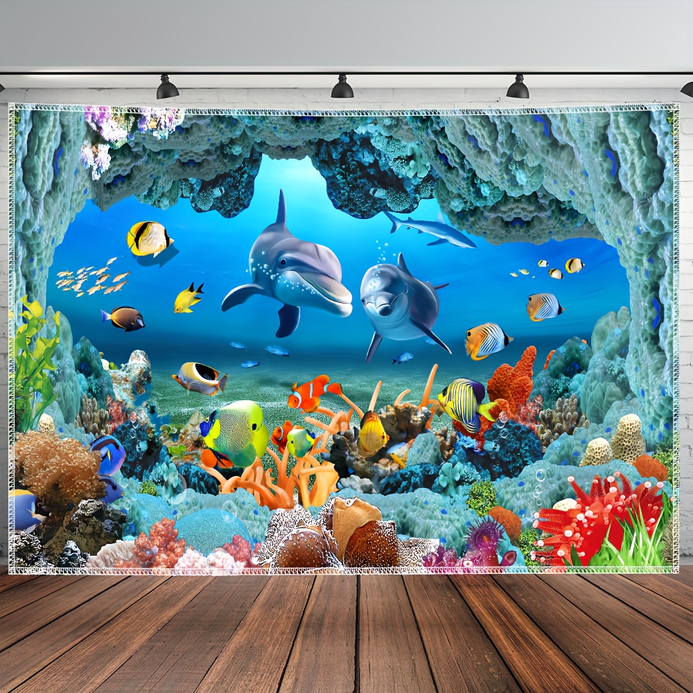 Underwater Coral Reef Dolphin  - Marine Life Aquariums avis et prix