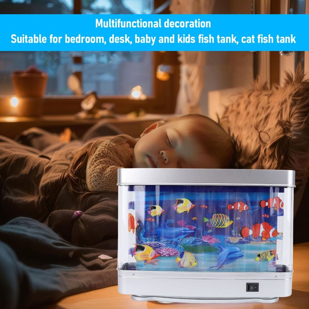 Decorative LED Fake Fish Tank  - Marine Life Aquariums avis et prix