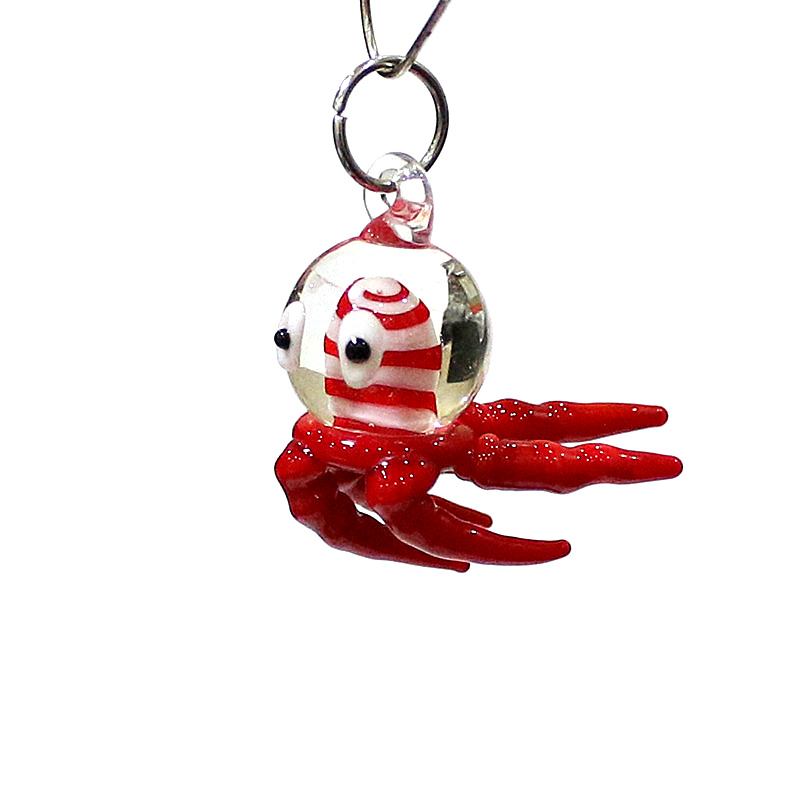 Miniature Octopus Glass Charm  - Marine Aquarium Europe avis et prix