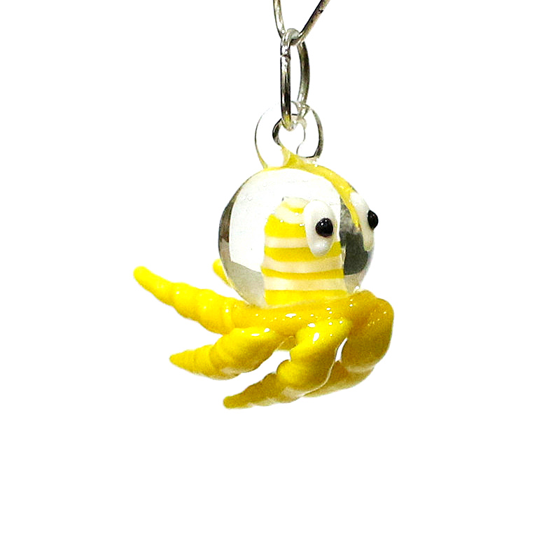Miniature Octopus Glass Charm  - Marine Aquarium Europe avis et prix