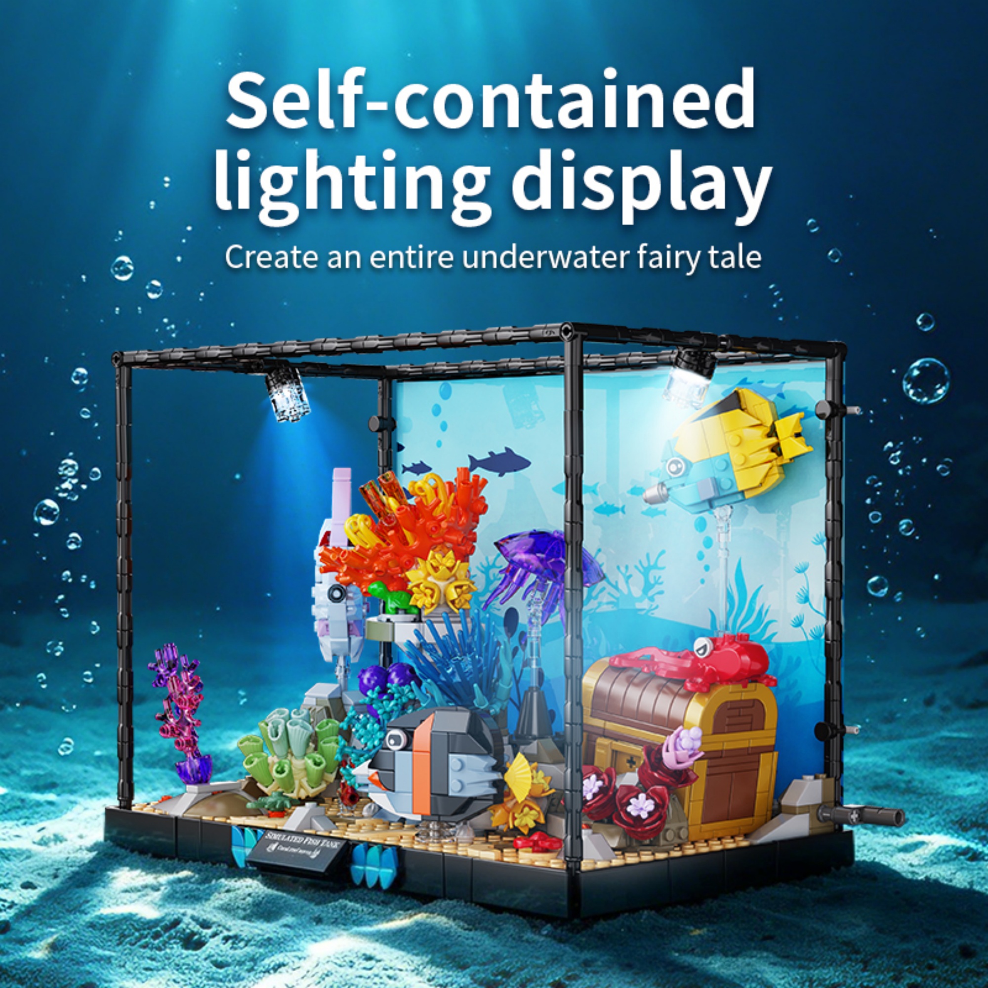 1318PCS Underwater Aquarium Bu - Marine Life Aquariums avis et prix