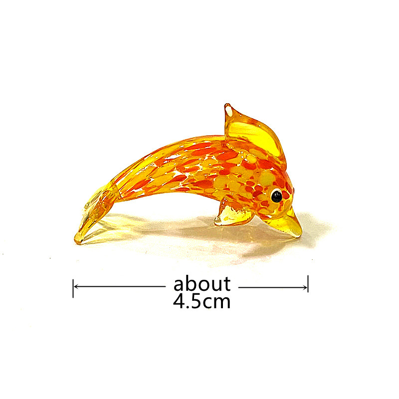 Handmade Mini Glass Dolphin Fi - Marine Aquarium Europe avis et prix