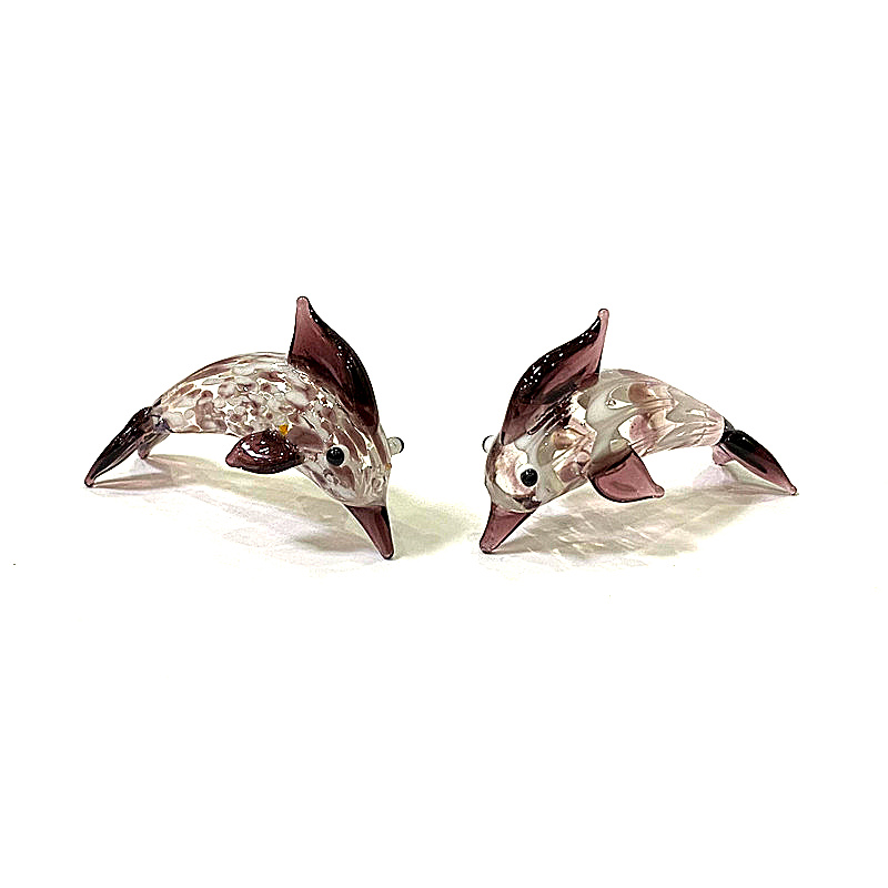 Handmade Mini Glass Dolphin Fi - Marine Aquarium Europe avis et prix