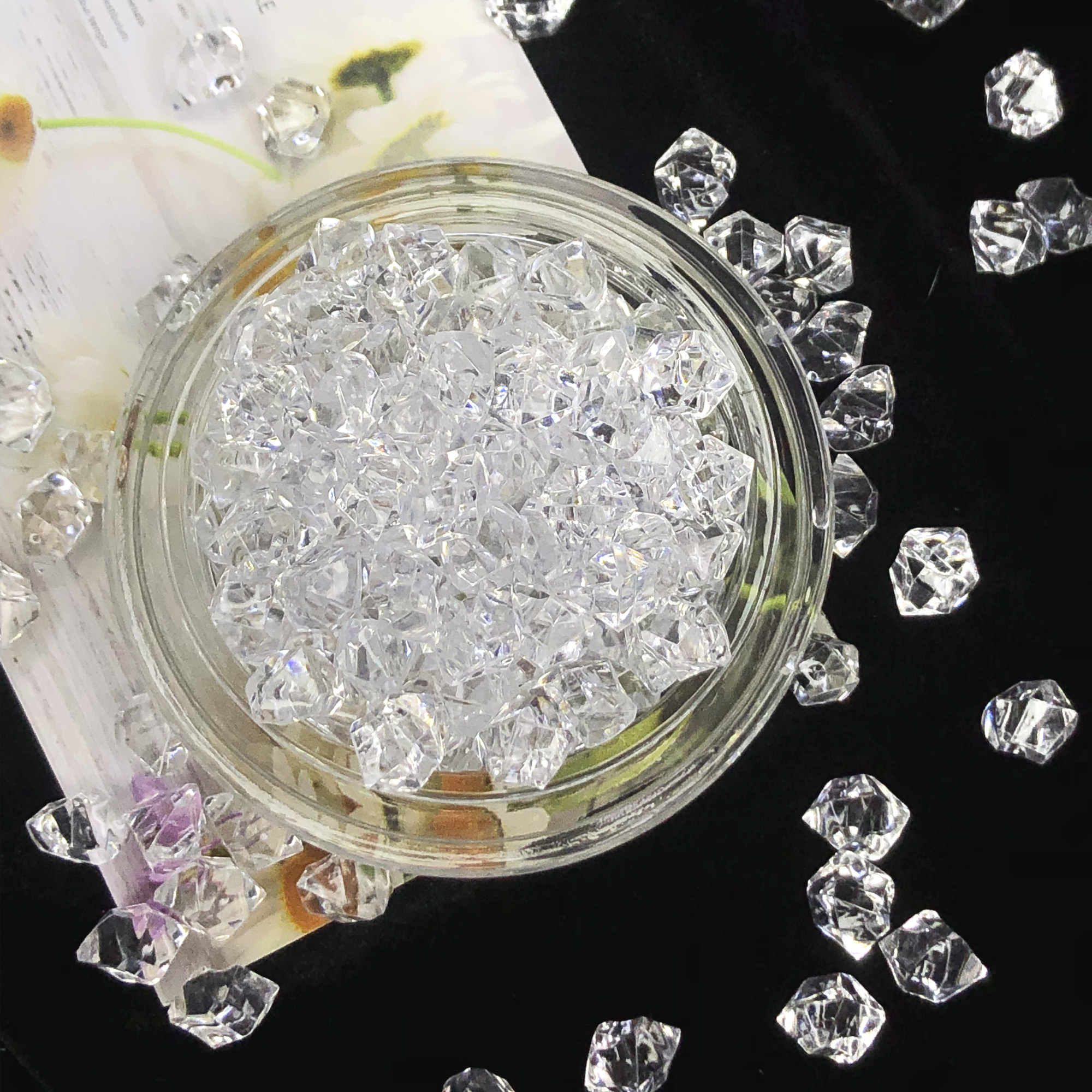 100Pcs Acrylic Stones Crystal  - Marine Aquarium Cube avis et prix