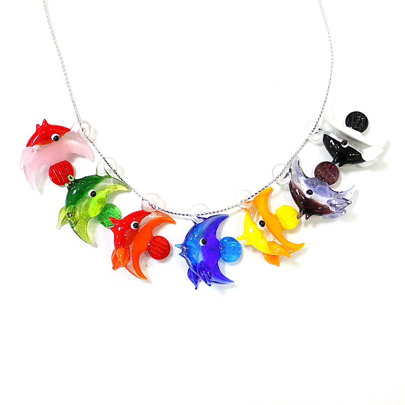 2pcs Mini Fish Glass Pendant C - Marine Aquarium Europe avis et prix