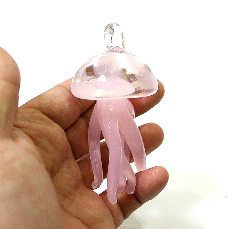 Pink Jellyfish Glass Pendant C - Marine Life Aquariums avis et prix