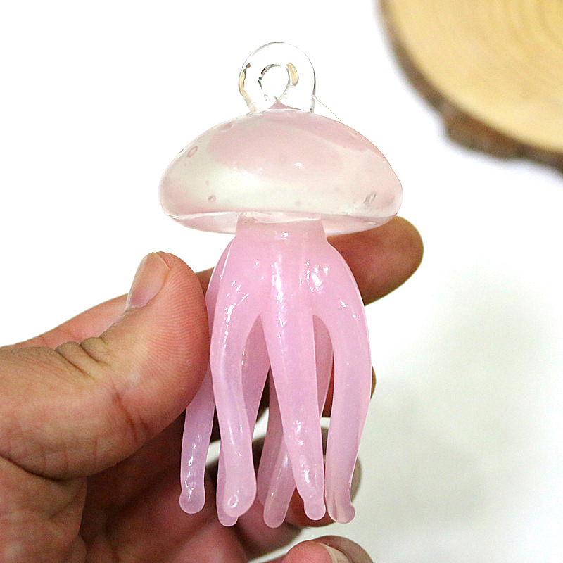 Pink Jellyfish Glass Pendant C - Marine Life Aquariums avis et prix