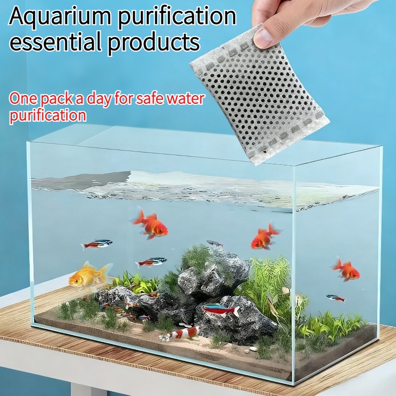 20/40/100PCS Fish Tank Filter  - Marine Aquarium Filter Media avis et prix
