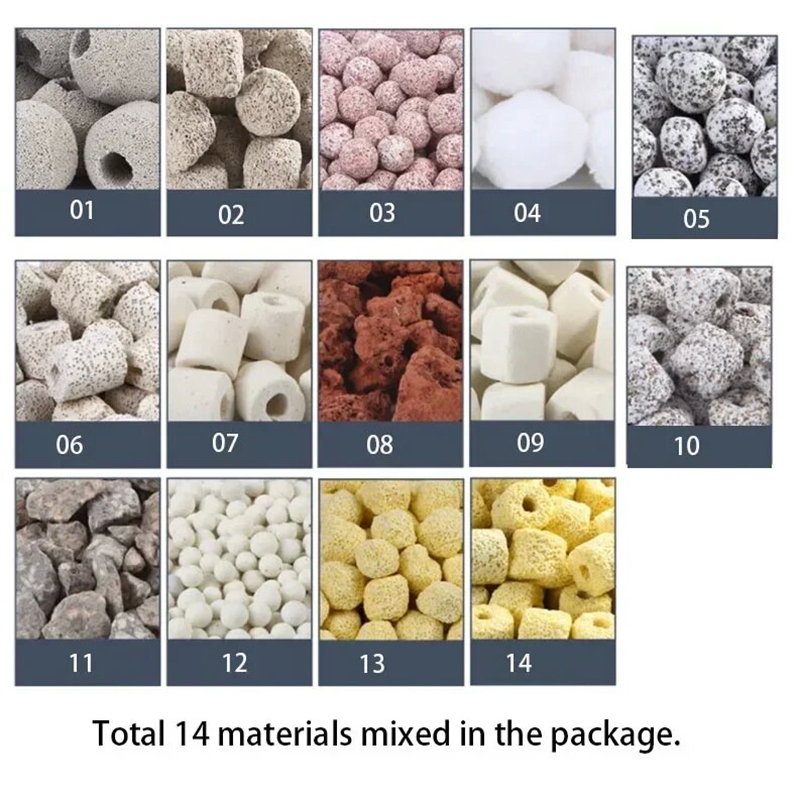250g 500g 1000g 14 Types Aquar - Marine Aquarium Filter Media avis et prix