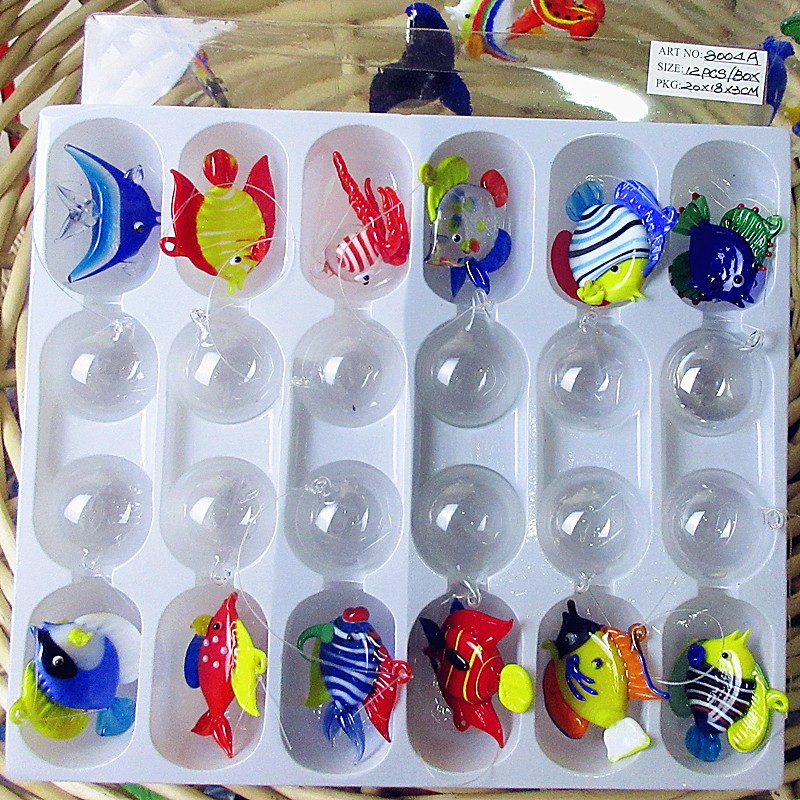 12pcs Mini Floating Glass Mari - Marine Aquarium Europe avis et prix